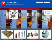 Tablet Screenshot of jinwang-insulators.com